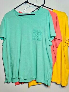 Studio 1886, Set of 3, Short Sleeve Women's Tee, Sz 2x